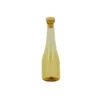 Glasflasche mit Korken - gelb - 1:12 - 3,3 cm