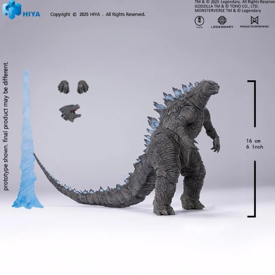 Godzilla 2014 Exquisite Basic+ Actionfigur Godzilla Translucent Ver. 18 cm
