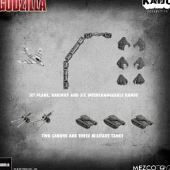 Godzilla (1954) Kaiju Collective Actionfigur Godzilla - Black & White Edition