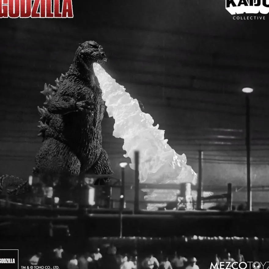 Godzilla (1954) Kaiju Collective Actionfigur Godzilla - Black & White Edition
