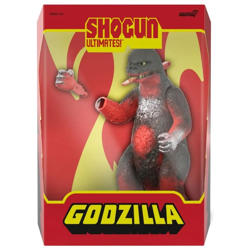 Godzilla Toho Ultimates Actionfigur Shogun Godzilla Vintage Red 18 cm