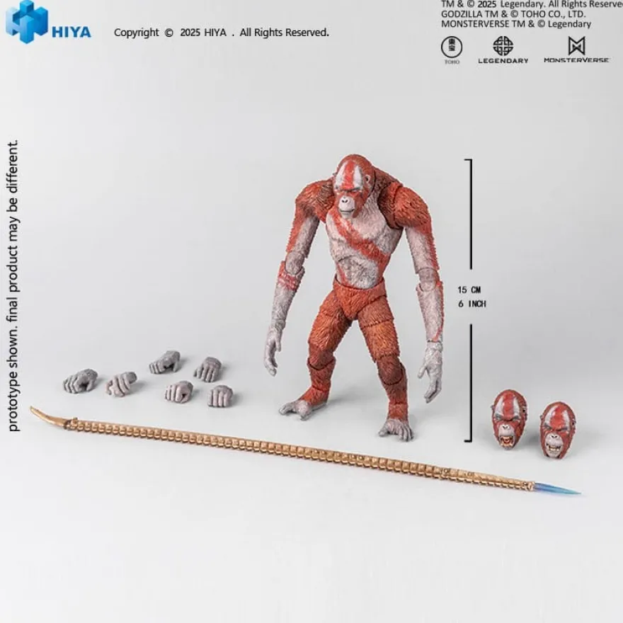 Godzilla x Kong The New Empire Exquisite Basic Actionfigur Skar King 15 cm