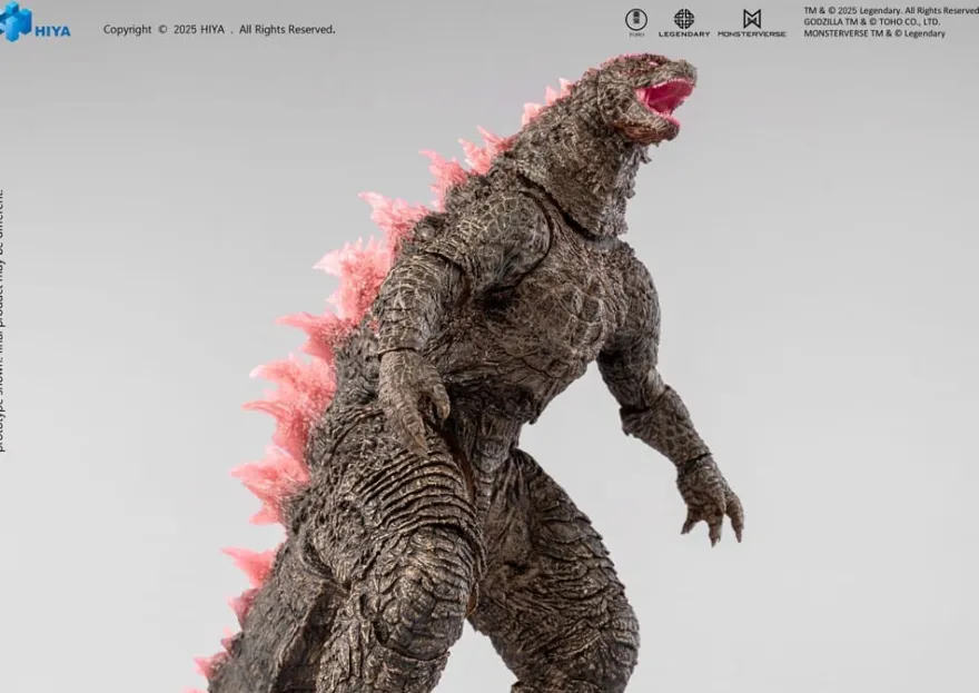 Godzilla x Kong The New Empire Exquisite Basic Actionfigur Heat Ray Godzilla Evolved Ver. 18 cm