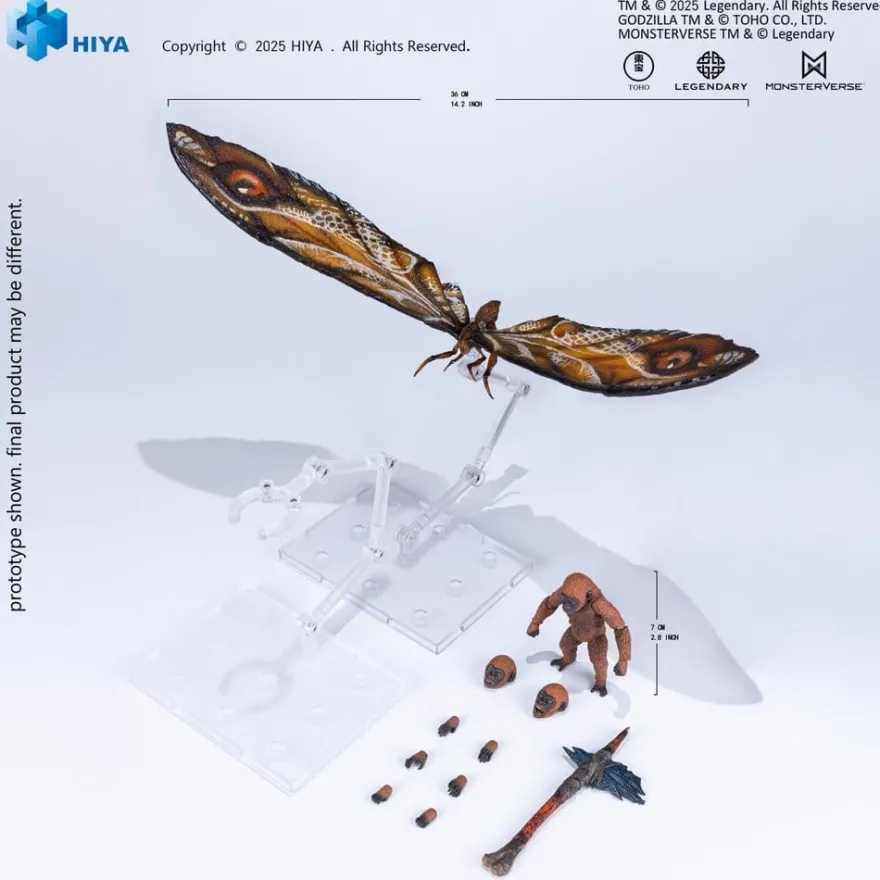 Godzilla x Kong: The New Empire Exquisite Basic Series Actionfigur Mothra Premium Set