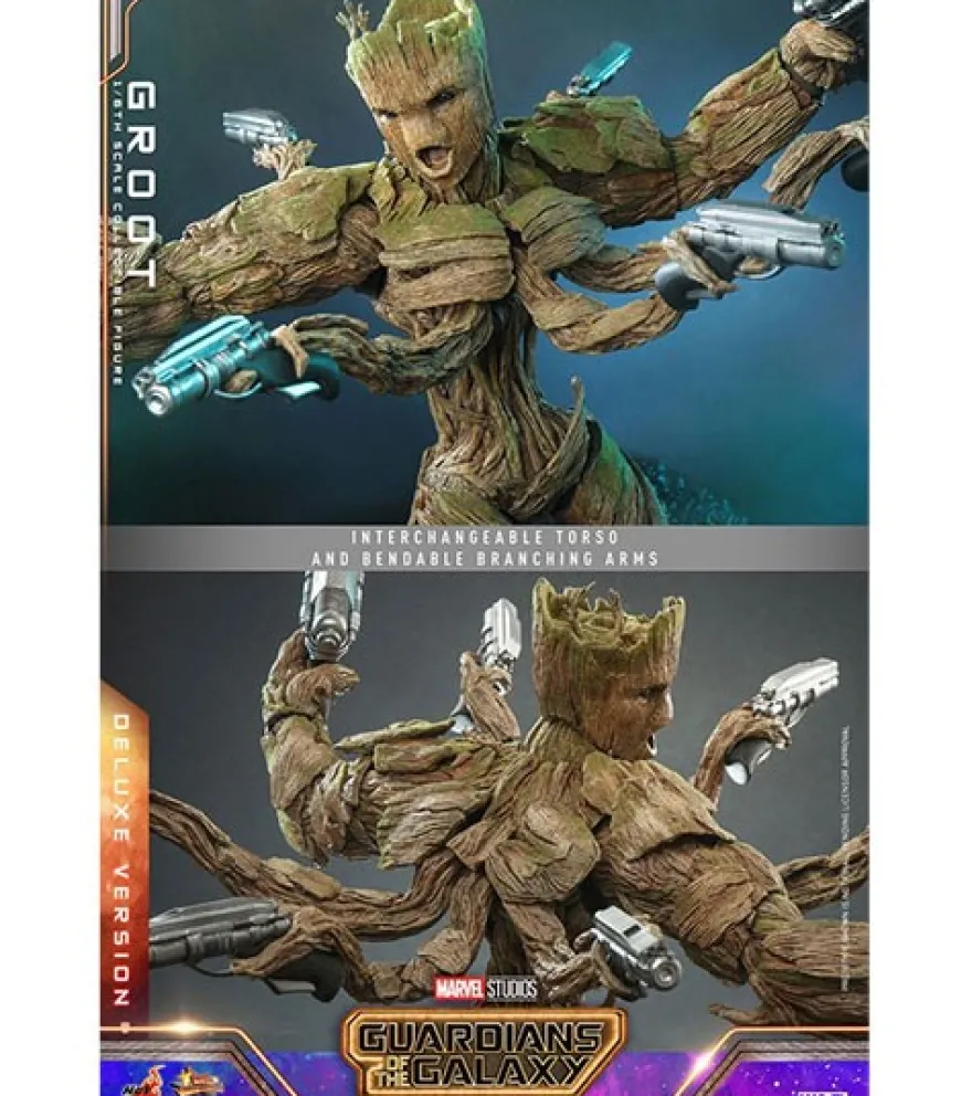 Guardians of the Galaxy Vol. 3 Movie Masterpiece Actionfigur 1/6 Groot (Deluxe Version) 32 cm