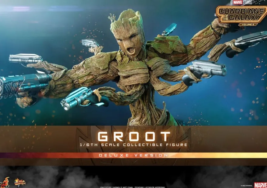 Guardians of the Galaxy Vol. 3 Movie Masterpiece Actionfigur 1/6 Groot (Deluxe Version) 32 cm