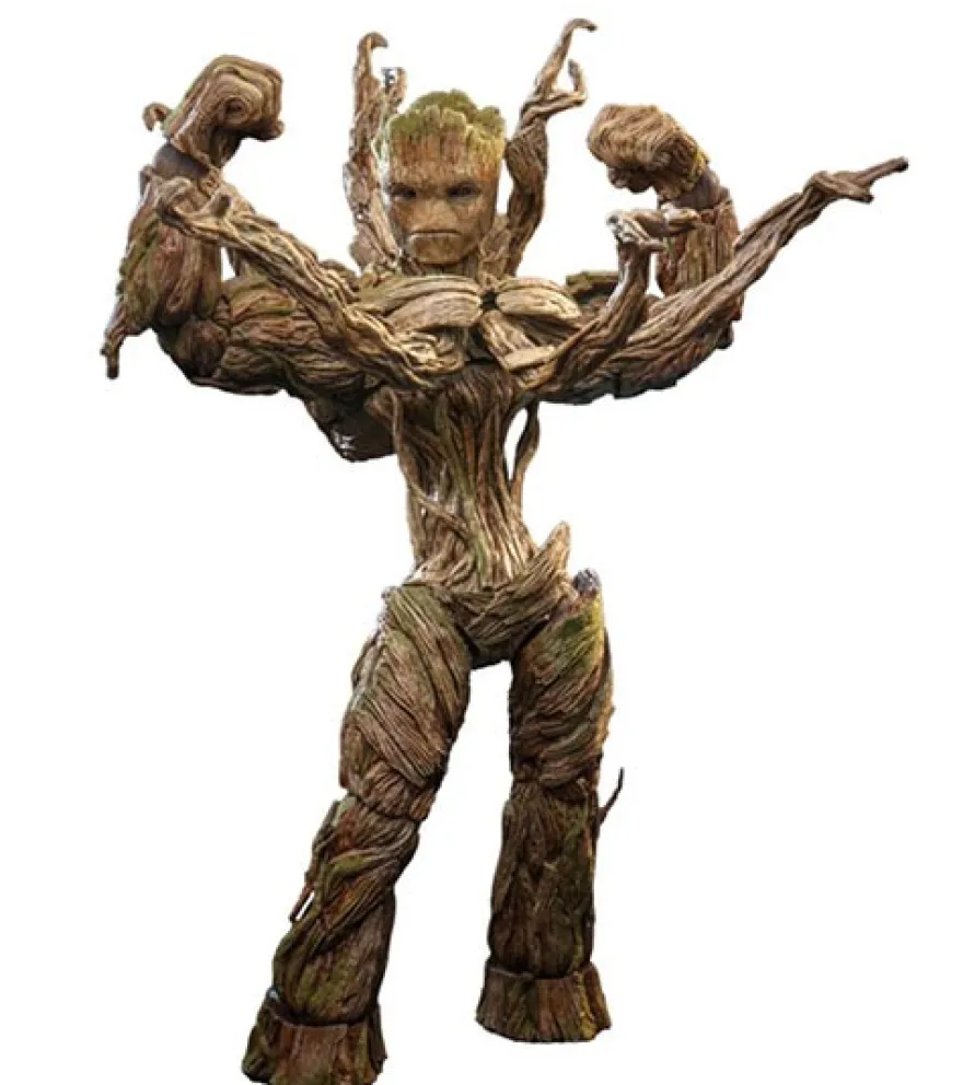Guardians of the Galaxy Vol. 3 Movie Masterpiece Actionfigur 1/6 Groot (Deluxe Version) 32 cm