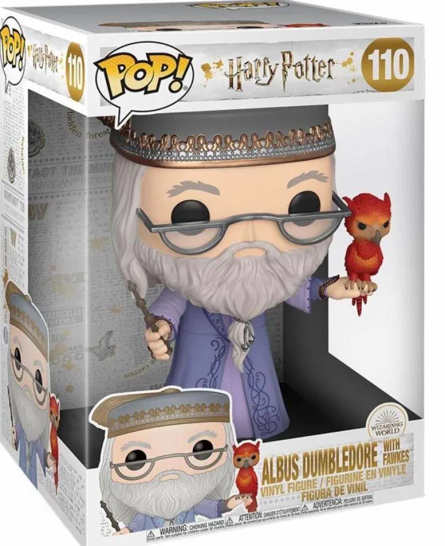 Harry Potter Funko Pop! Vinylfigur Dumbledore & Fawkes (Supersized)