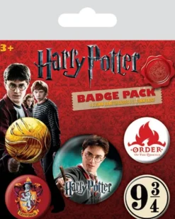 Harry Potter Gryffindor Ansteck-Buttons 5er-Pack