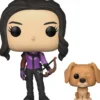 Hawkeye Funko Pop! Vinylfigur Kate Bishop with Lucky the Pizza Dog