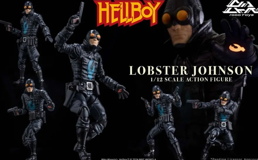 Hellboy Actionfigur 1/12 Lobster Johnson 17 cm