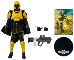 Helldivers II McFarlane Gaming Edition Actionfigur T4-40 Gold Eagle 18 cm