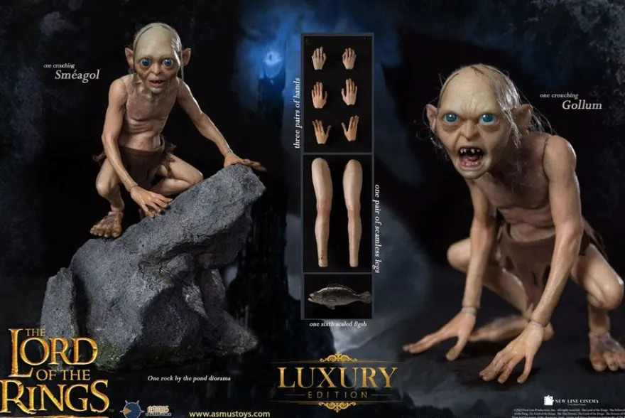 Herr der Ringe Actionfiguren 1/6 Gollum/Sméagol (Luxury 2-Pack)