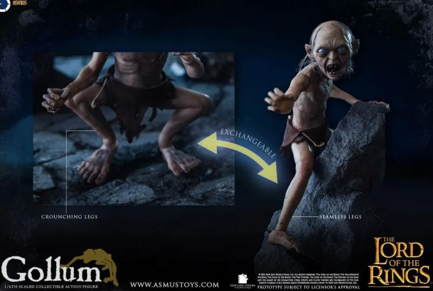 Herr der Ringe Actionfiguren 1/6 Gollum/Sméagol (Luxury 2-Pack)