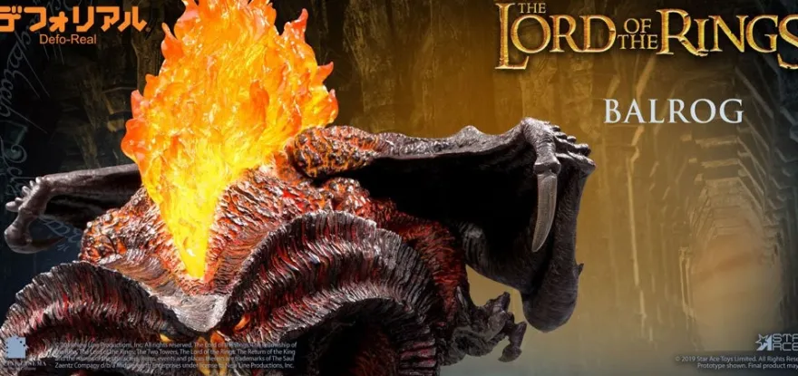 Herr der Ringe: Die Gefährten Defo-Real Series Vinylfigur Balrog