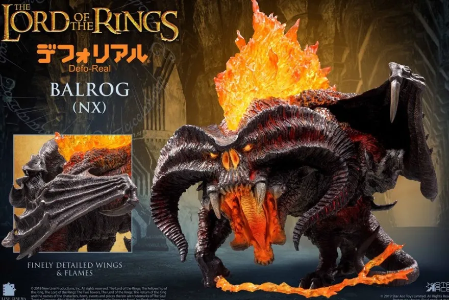 Herr der Ringe: Die Gefährten Defo-Real Series Vinylfigur Balrog