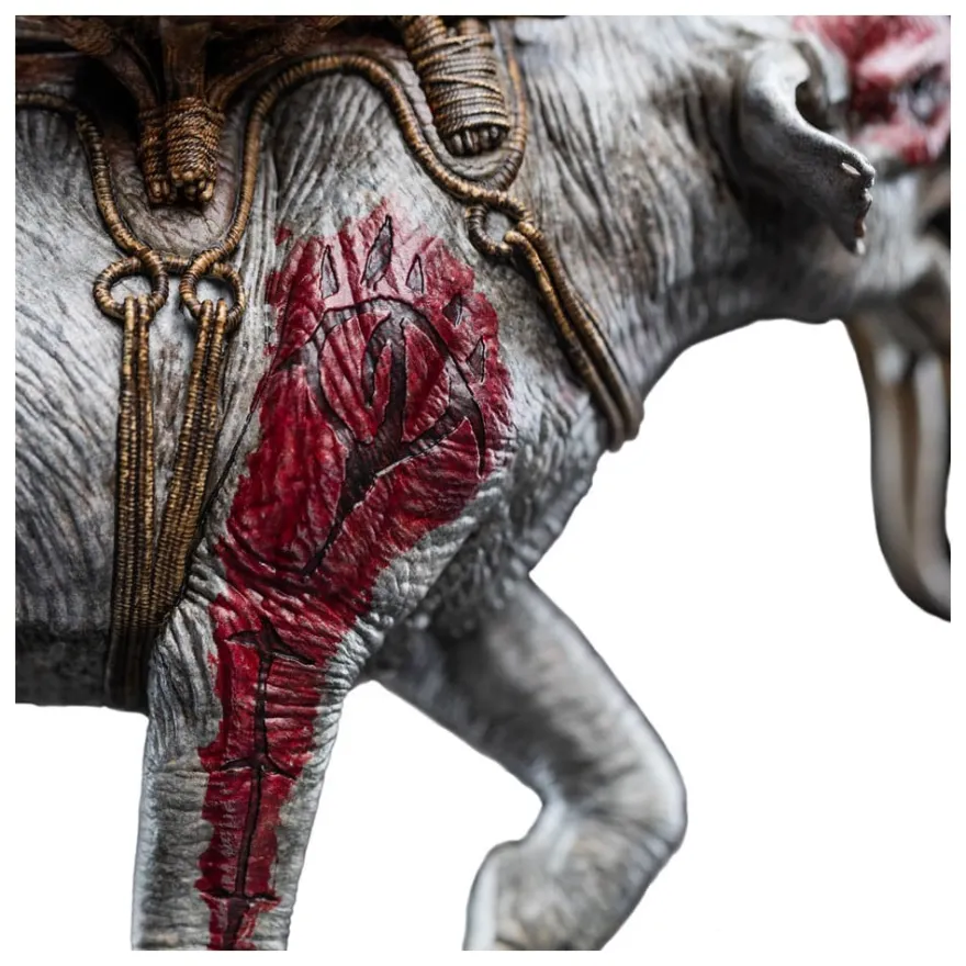 Herr der Ringe Mini Statue Mumak in Battle 17 cm