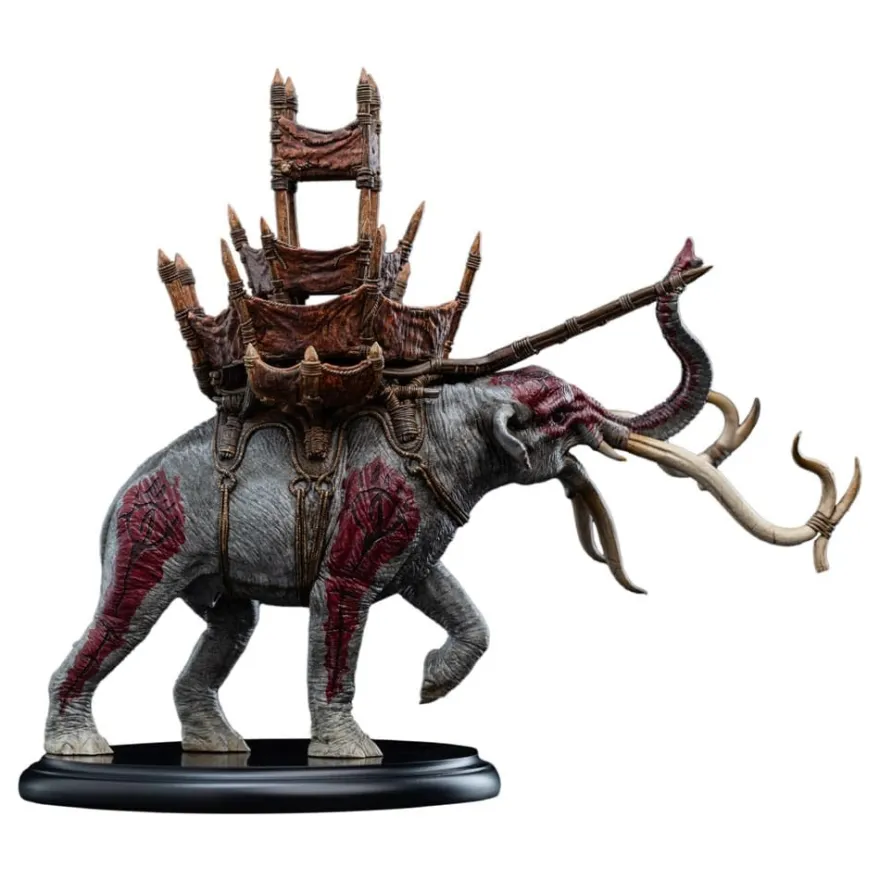 Herr der Ringe Mini Statue Mumak in Battle 17 cm