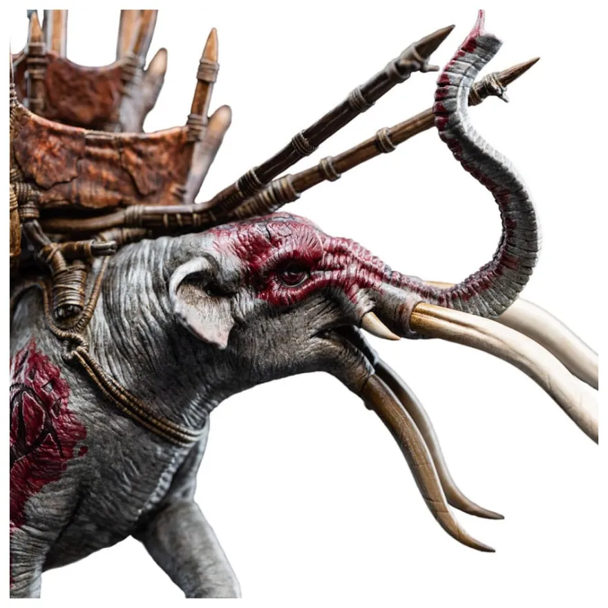 Herr der Ringe Mini Statue Mumak in Battle 17 cm