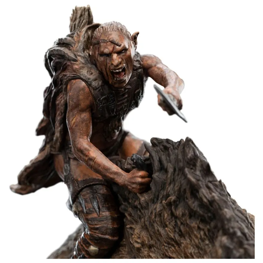 Herr der Ringe Mini Statue Sharkû on Warg 18 cm