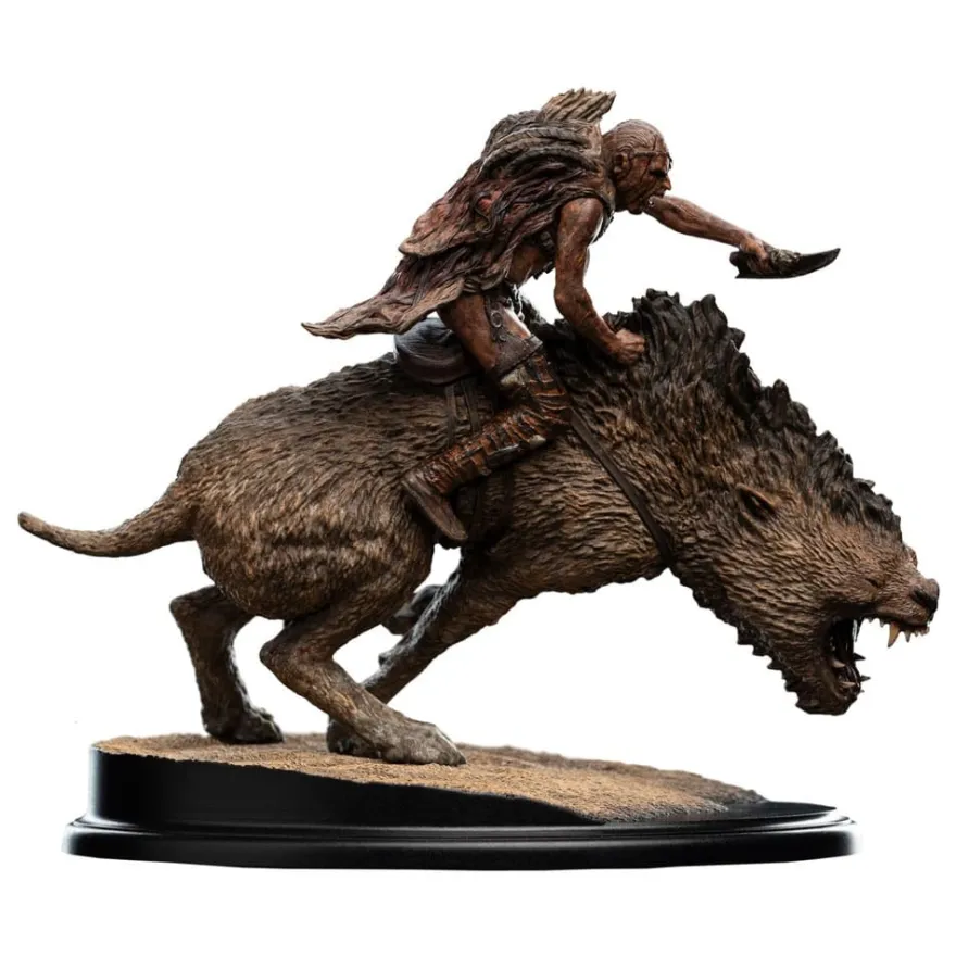 Herr der Ringe Mini Statue Sharkû on Warg 18 cm