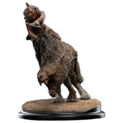 Herr der Ringe Mini Statue Sharkû on Warg 18 cm