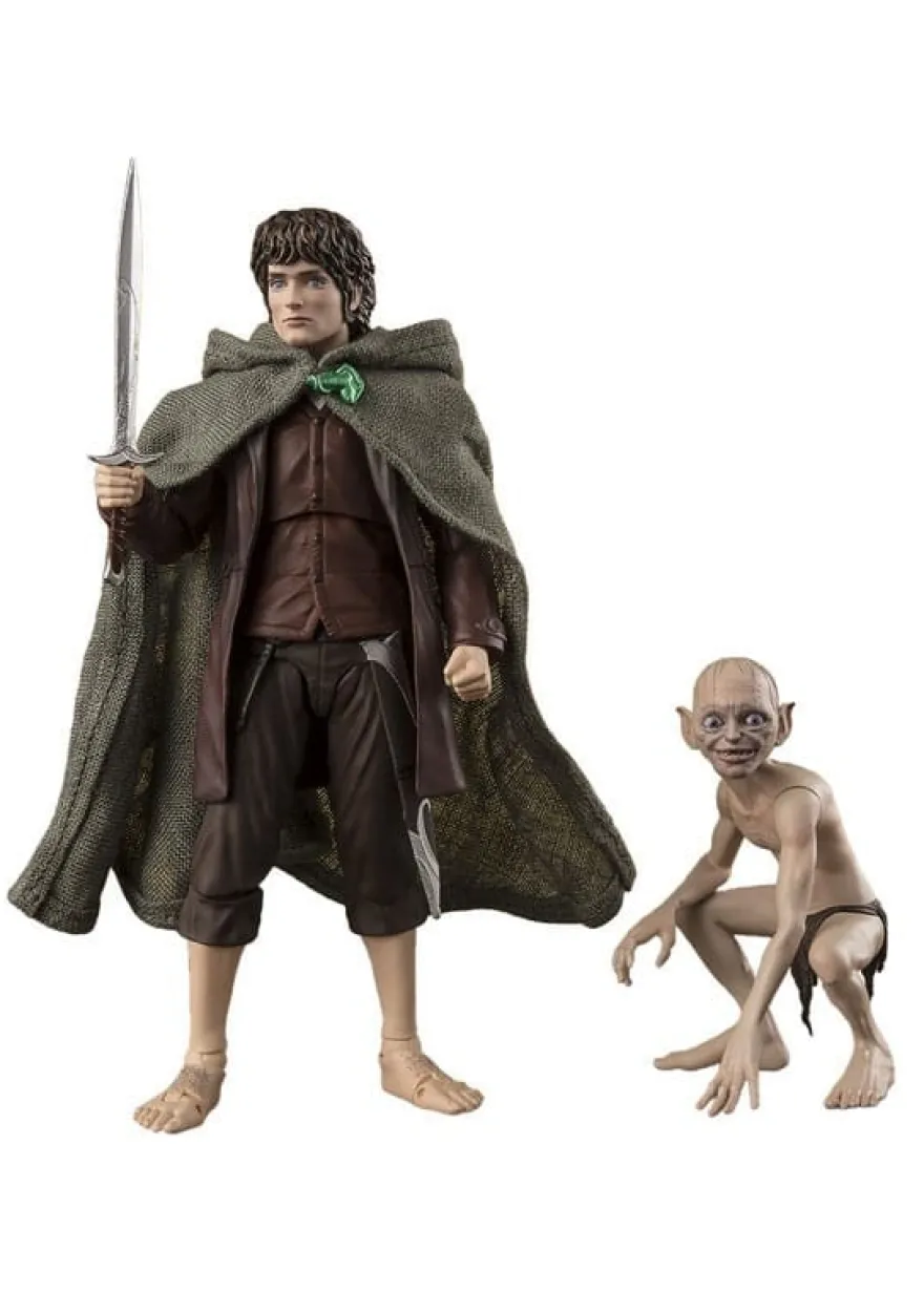 Herr der Ringe S.H. Figuarts Actionfiguren Frodo Beutlin & Gollum