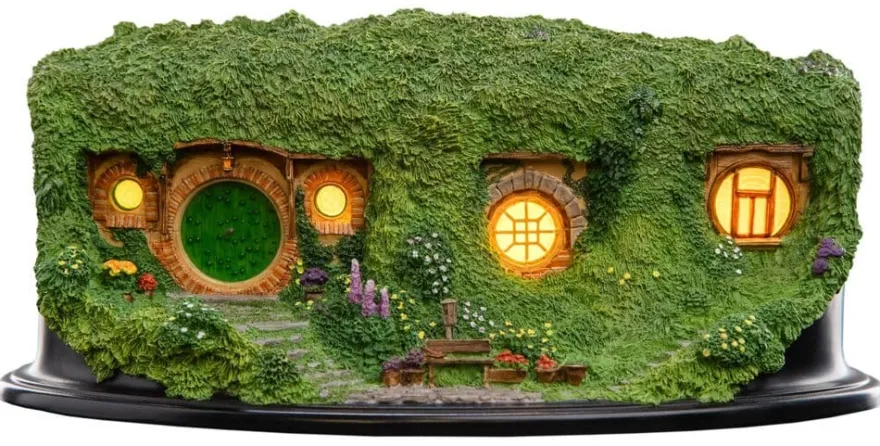 Herr der Ringe Umgebung Hobbit Hole - Bag End - Illuminated Edition 7 cm