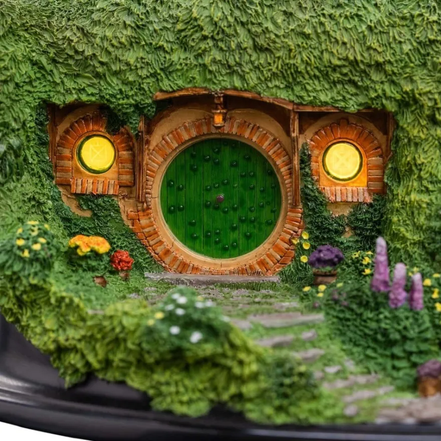 Herr der Ringe Umgebung Hobbit Hole - Bag End - Illuminated Edition 7 cm