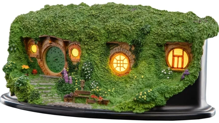Herr der Ringe Umgebung Hobbit Hole - Bag End - Illuminated Edition 7 cm