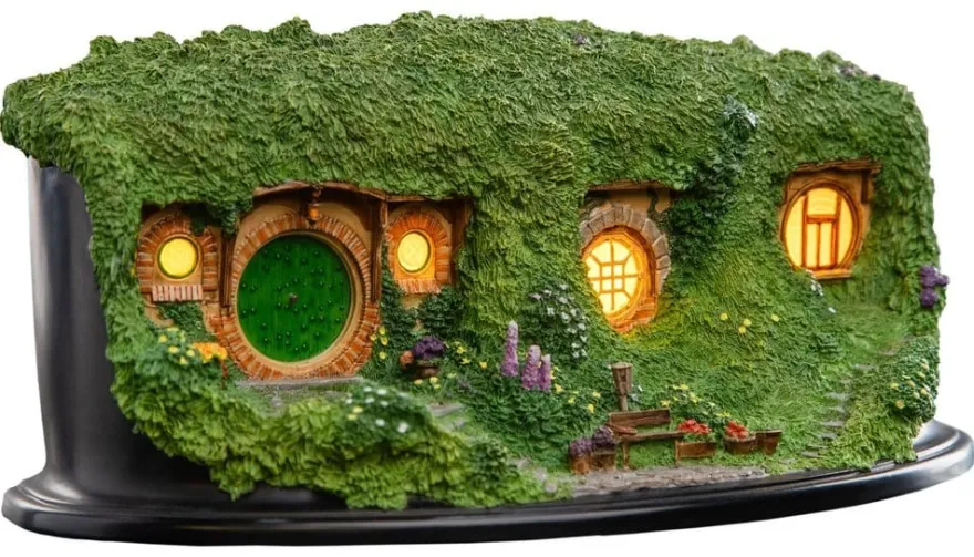 Herr der Ringe Umgebung Hobbit Hole - Bag End - Illuminated Edition 7 cm