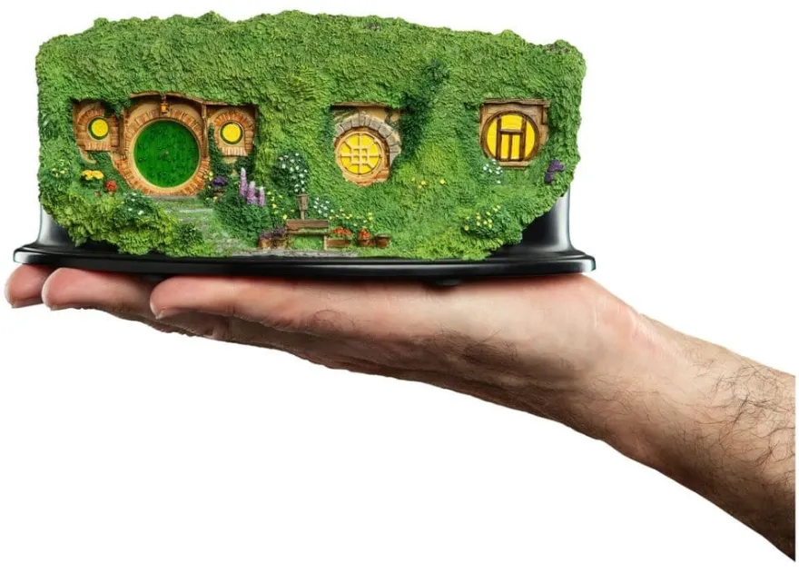 Herr der Ringe Umgebung Hobbit Hole - Bag End - Illuminated Edition 7 cm