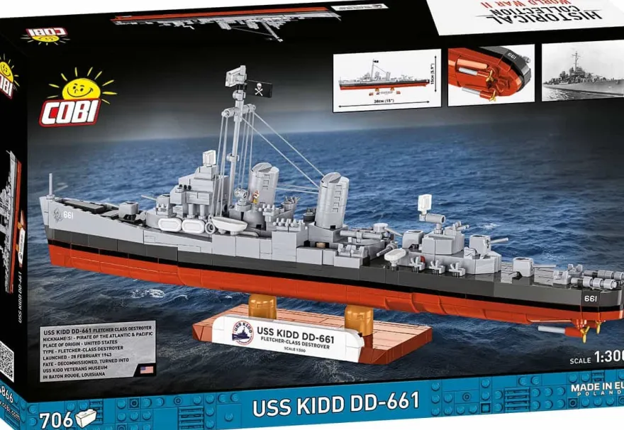 Historical Collection WWII - USS KIDD DD-661