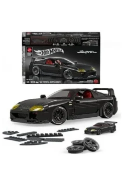 Hot Wheels Elite Mattel Brick Shop Bauset 1/16 '94 Toyota Supra MKIV