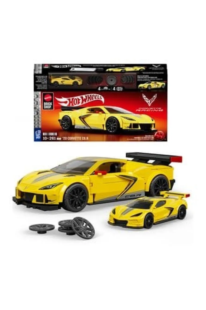 Hot Wheels Speed Mattel Brick Shop Bauset 1/32 '20 Corvette C8.R