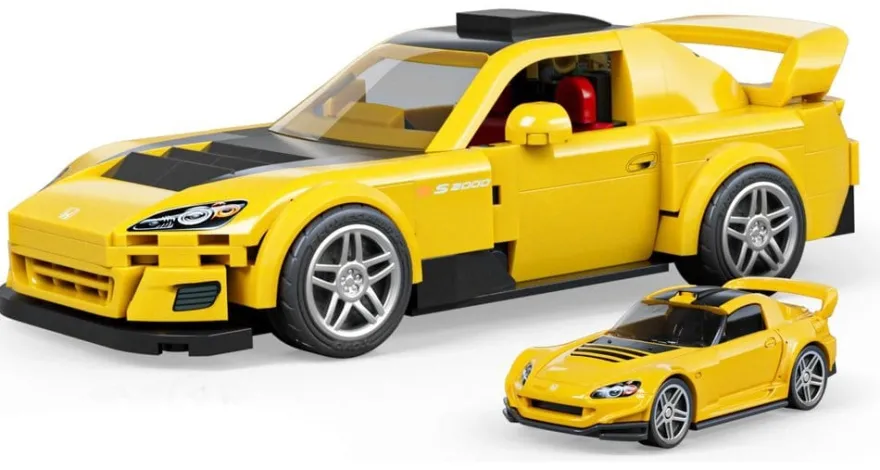 Hot Wheels Speed Series Mattel Brick Shop Bauset 1/32 '07 Honda S2000