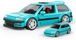 Hot Wheels Speed Series Mattel Brick Shop Bauset 1/32 Custom ’90 Honda Civic EF