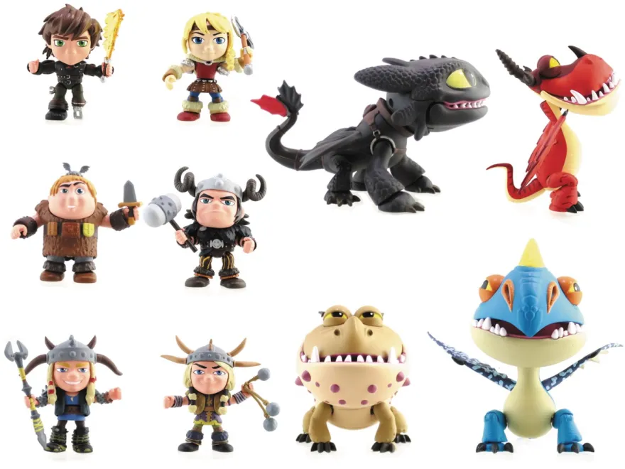 How To Train Your Dragon Dragons Action-Vinylfigur Stormfly Racing