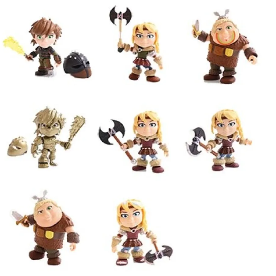 How To Train Your Dragon Heroes & Humans Action-Vinylfigur Wave 2 Fishleg