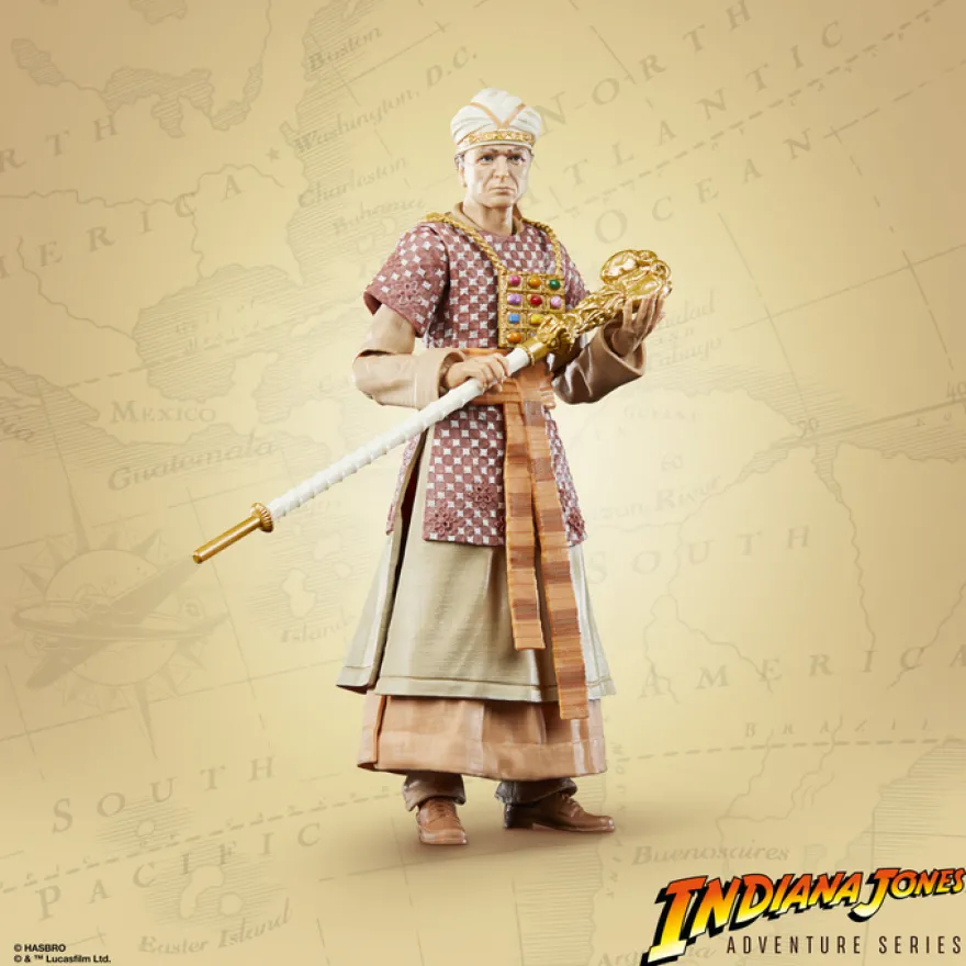 Indiana Jones Adventure Series Actionfigur 15 cm René Belloq (Ceremonial)