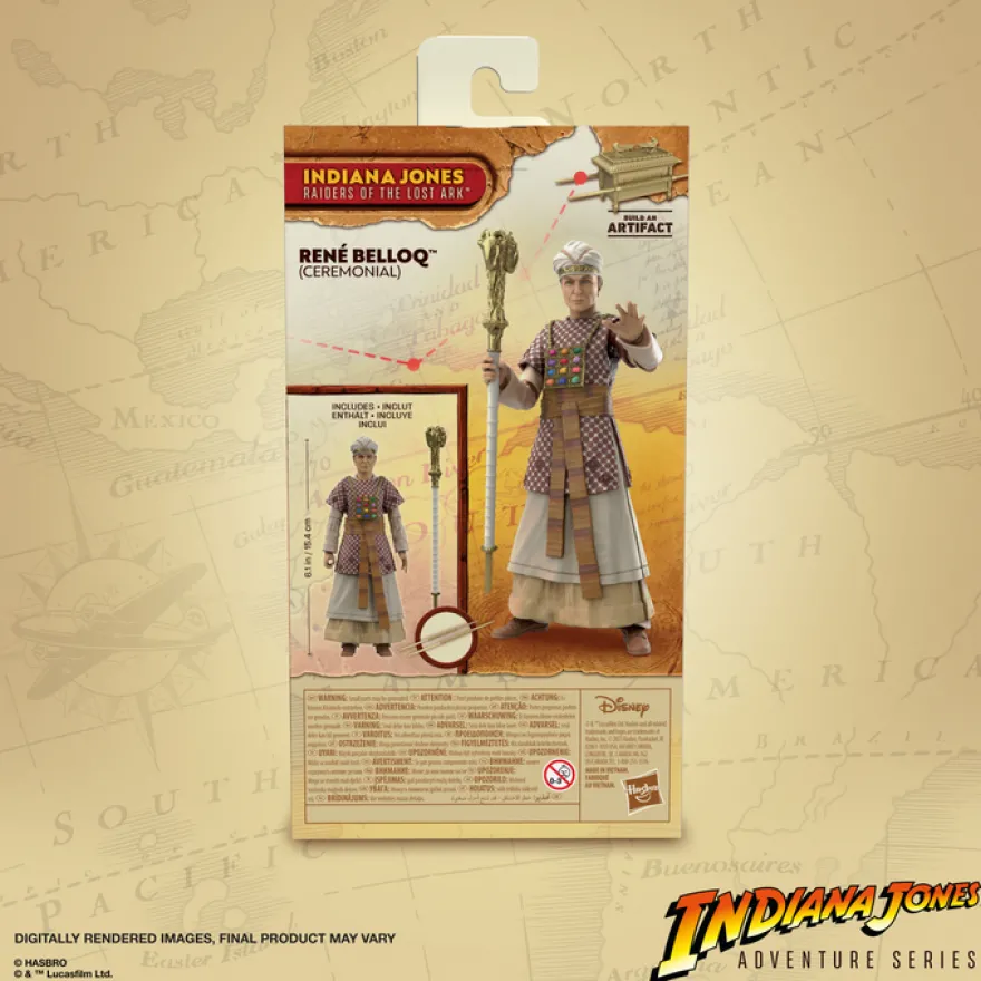 Indiana Jones Adventure Series Actionfigur 15 cm René Belloq (Ceremonial)
