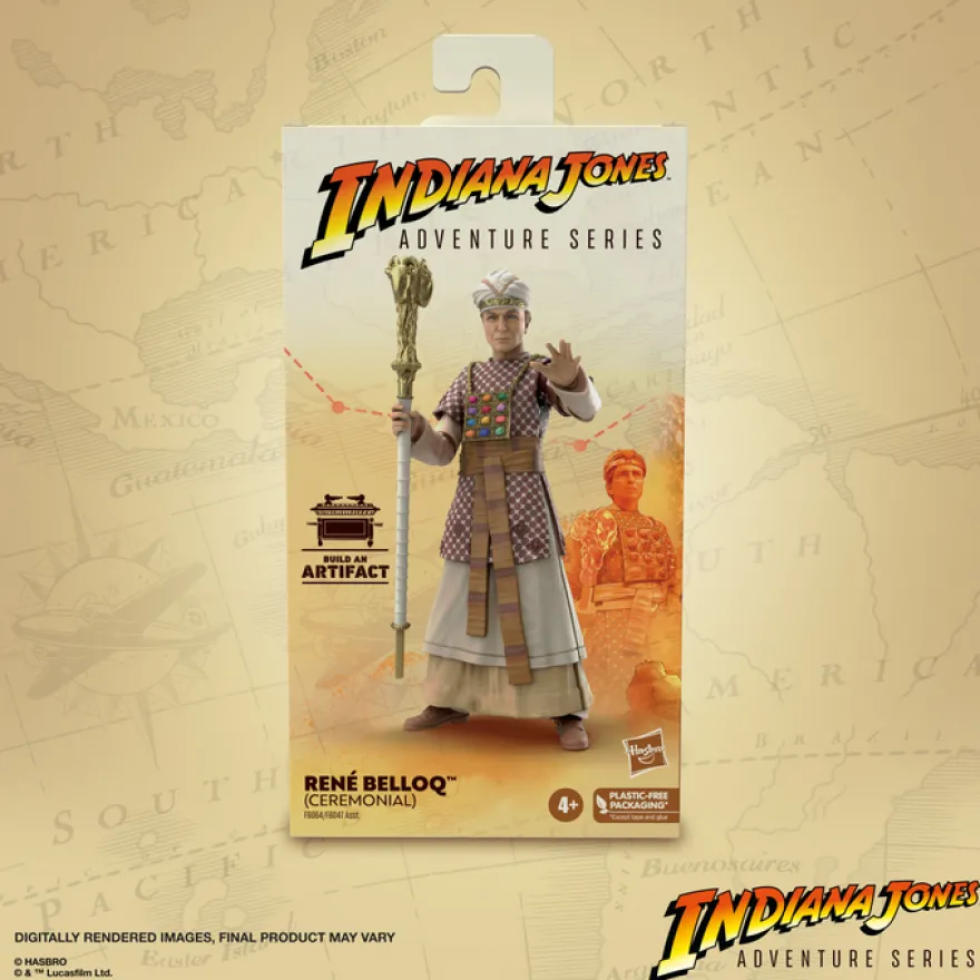 Indiana Jones Adventure Series Actionfigur 15 cm René Belloq (Ceremonial)