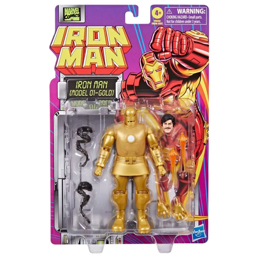 Iron Man Marvel Legends Actionfigur Iron Man (Model 01-Gold) 15 cm