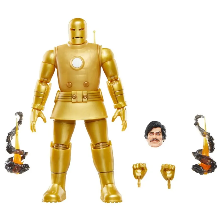 Iron Man Marvel Legends Actionfigur Iron Man (Model 01-Gold) 15 cm