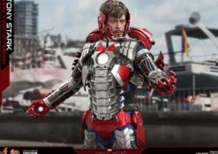 Iron Man 2 Movie Masterpiece Actionfigur 1/6 Tony Stark (Mark V Suit Up Version)