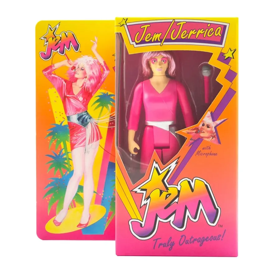 Jem and the Holograms ReAction Actionfigur Jem (Neon Retro Box) SDCC Exclusive