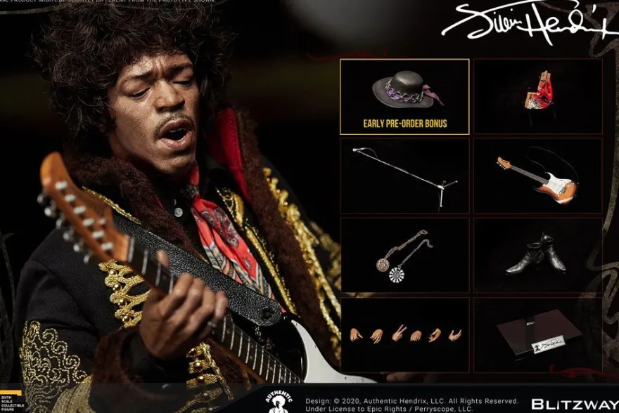 Jimi Hendrix Premium UMS Actionfigur 1/6 Jimi Hendrix