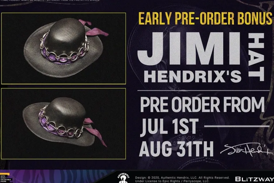 Jimi Hendrix Premium UMS Actionfigur 1/6 Jimi Hendrix