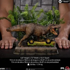 Jurassic Park Icons Statue T-Rex Breakout Set A 17 cm