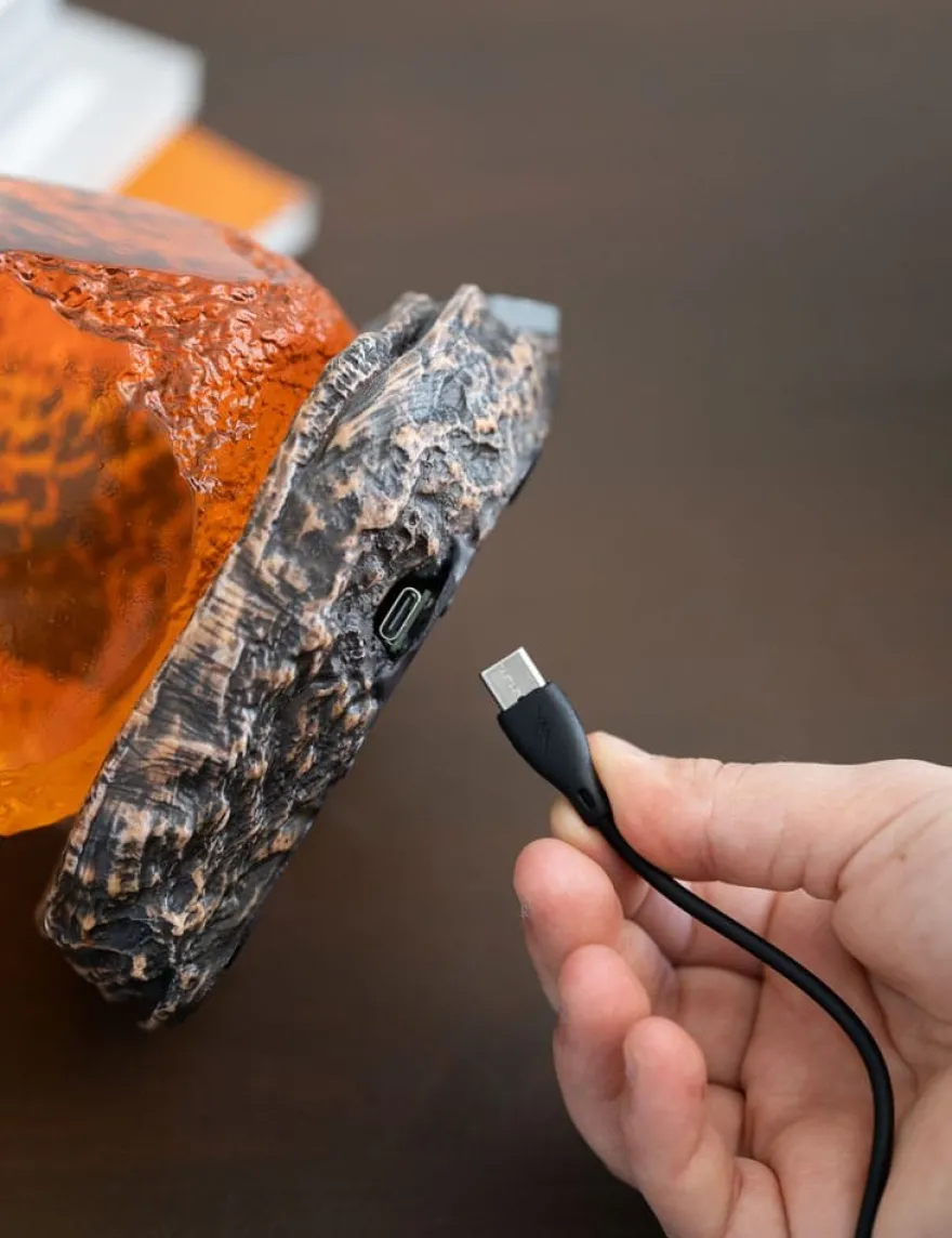 Jurassic Park Lampe mit USB-C Amber